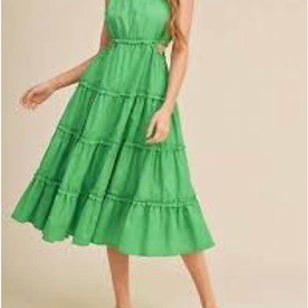 &Merci Maternity Green Sleeveless Dress